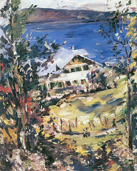 Lovis Corinth Walchensee, Landhaus mit Wascheplatz Sweden oil painting art